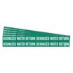 Deionized Water Return Adhesive Pipe Markers