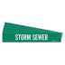 Storm Sewer Adhesive Pipe Markers