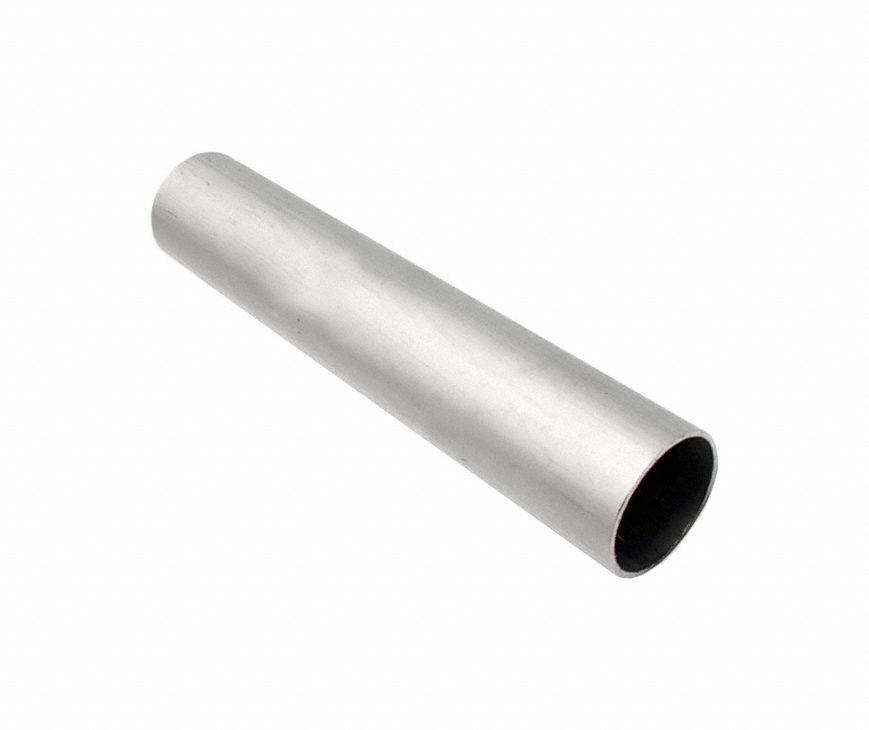 Nipple: 304 Stainless Steel, 1 1/2 in Nominal Pipe Size, 1 ft Overall Lg, Unthreaded, Schedule 10