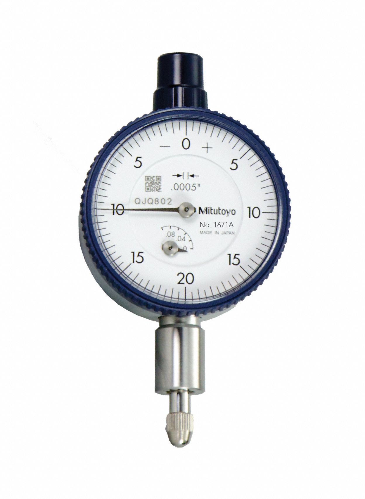 MITUTOYO, 0 in to 0.1 in Range, Balanced Reading, Dial Indicator 782K761671AB Grainger