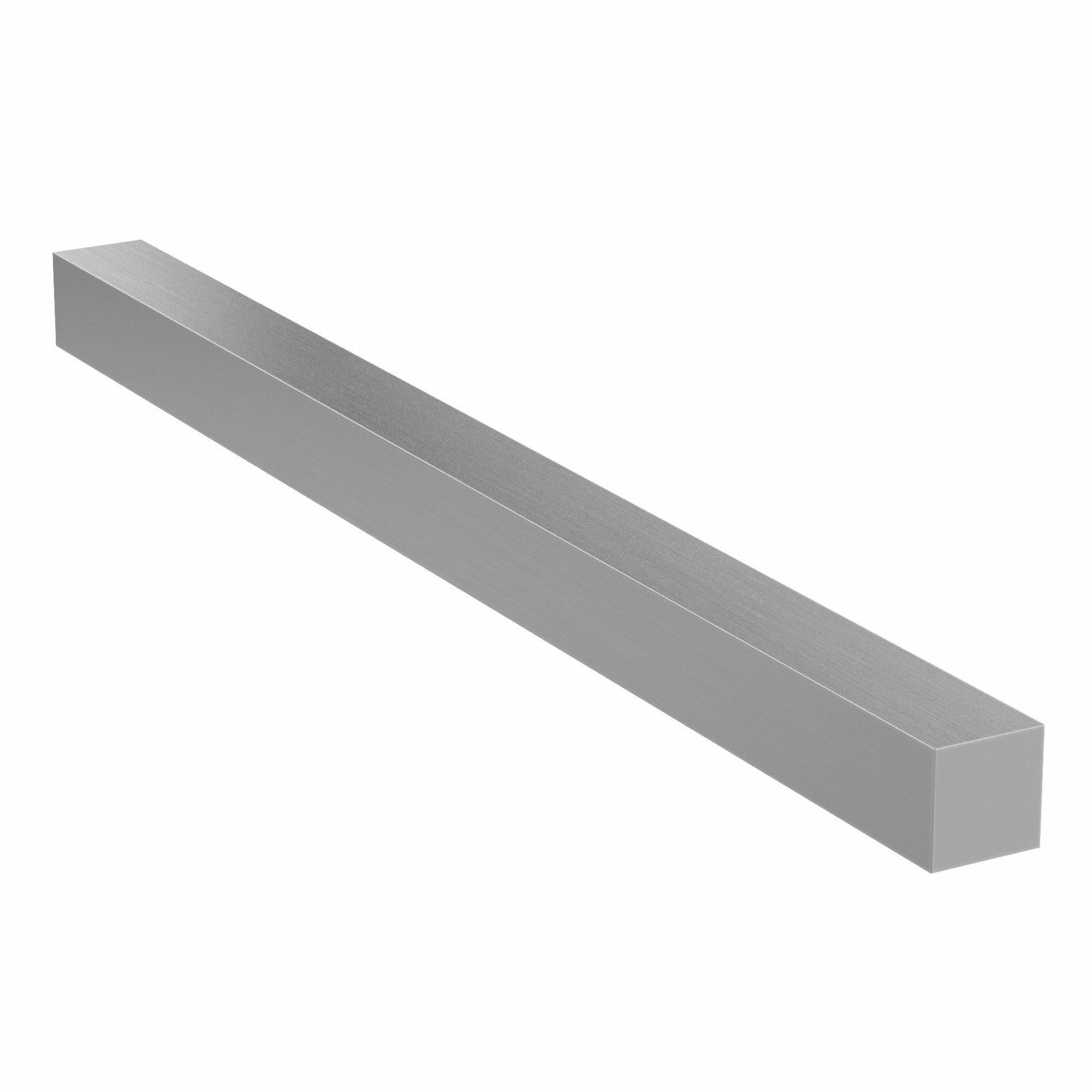 Alloy Steel Square Bar: 0.38 in Thick, 0 in/-0.004 in, 3/8 in x 6 in Nominal Size (WxL), Cold Rolled