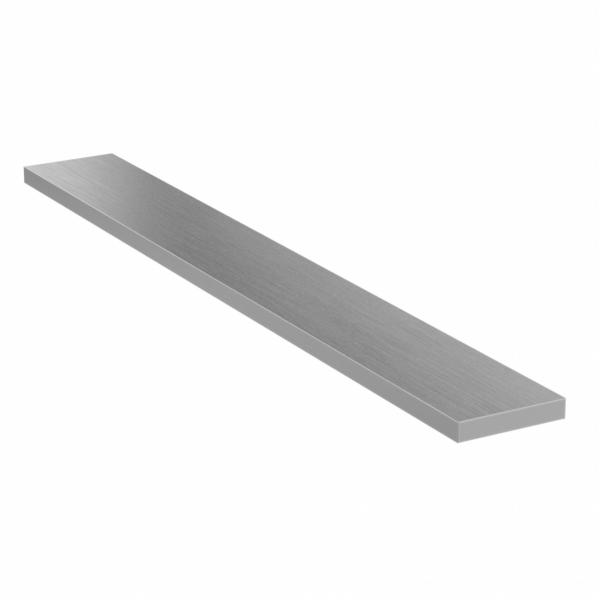 Carbon Steel Rectangular Bar: 1018, 0.13 in Thick, 1 1/4 in x 6 in Nominal Size (WxL), -0.003 in