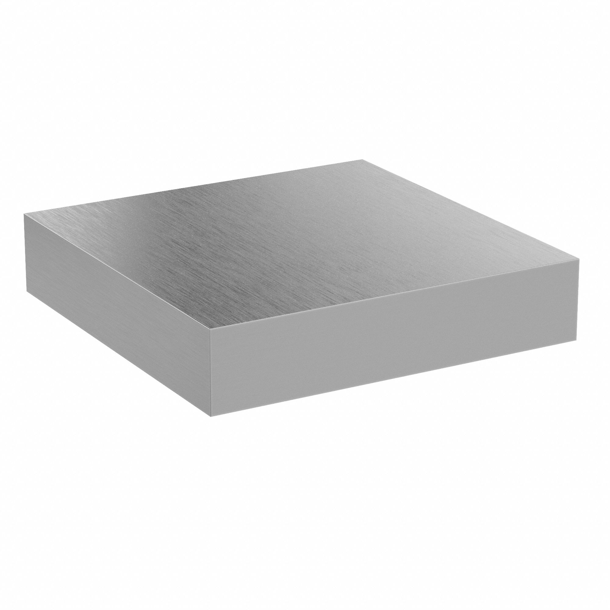 Carbon Steel Rectangular Bar: 1018, 1 in Thick, 6 in x 7 in Nominal Size (WxL), -0.004 in, Mill