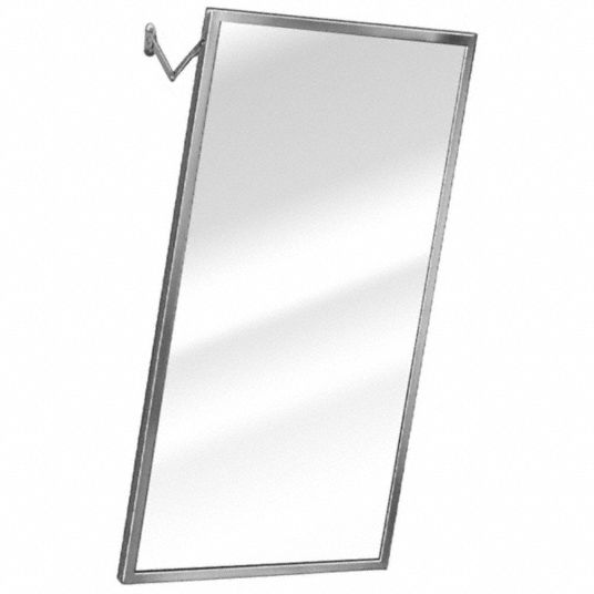 BRADLEY, Rectangular, 24 in x 18 in, Adjustable Tilt Mirror 39U803