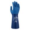 Nitrile Chemical-Resistant Gloves with Polyester Liner, Unsupported