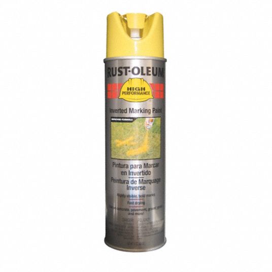 RUST-OLEUM, Inverted Paint Dispensing, High Visibility Yellow, Inverted ...