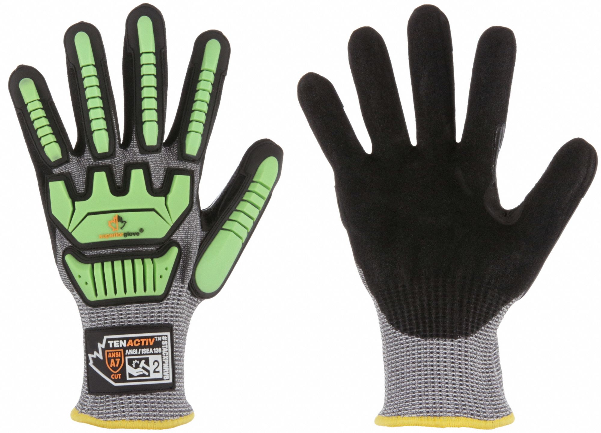 Superior Glove S Ansi Cut Level A Knit Gloves Al Stacxpnrvb Grainger