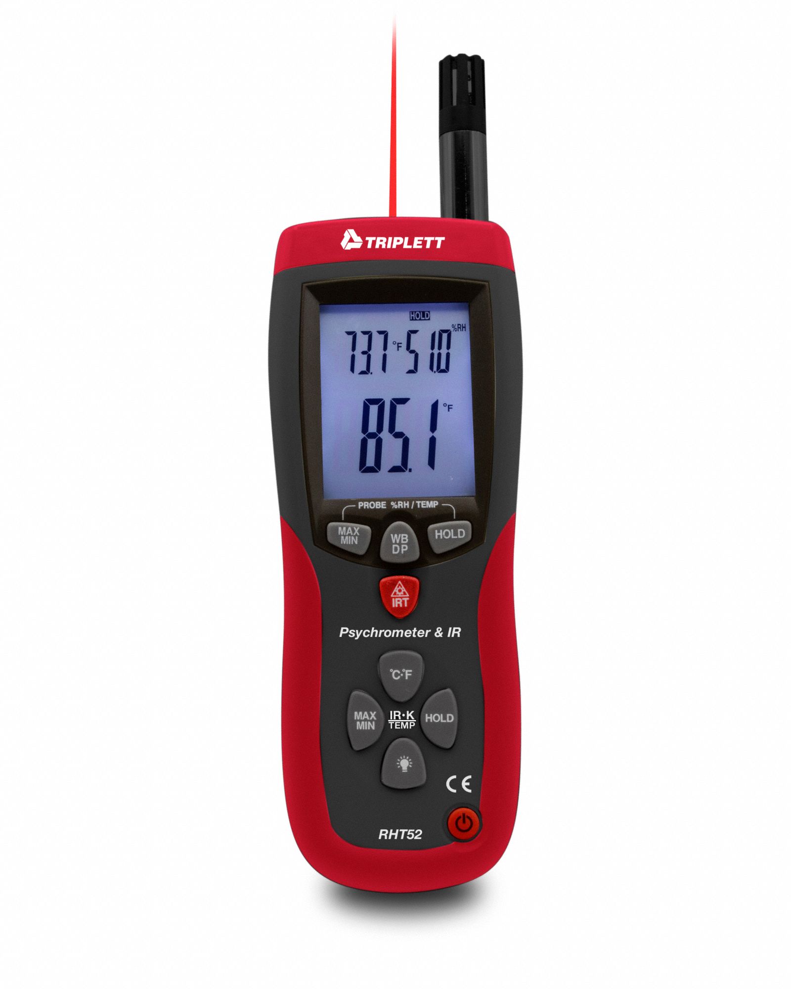 PSYCHROMETER W/ BUILT IN IR THERMOMETER