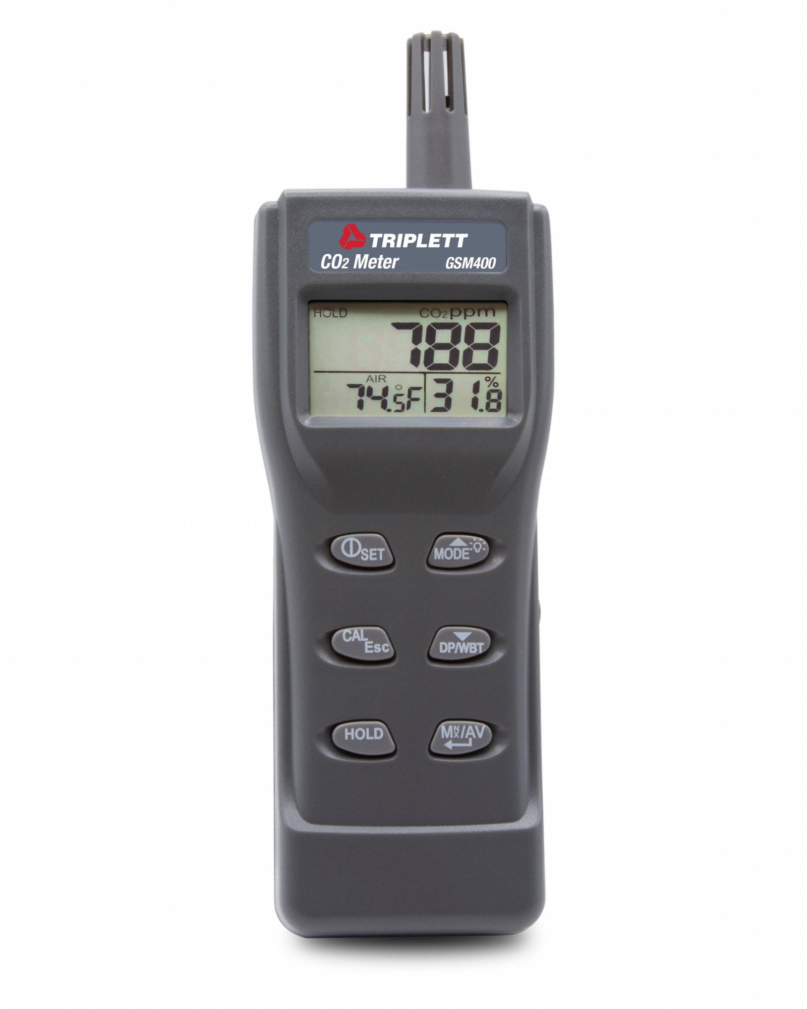 Carbon Dioxide Meter: Gas Analyzers for Carbon Dioxide, Carbon Dioxide, Sound, GSM400