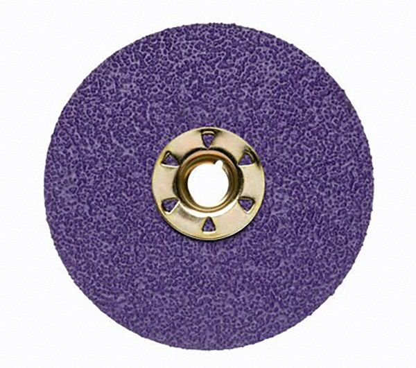 Fiber Disc: 5" x TN Quick-Change, Ceramic, 36 Grit, 982CX, 25 PK
