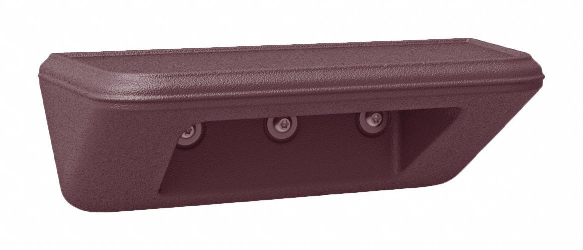 Shelf/Step: Burgundy, 5 in Overall Ht, 15 in Overall Wd, 15 in Overall Dp, 1 Shelves, ISO