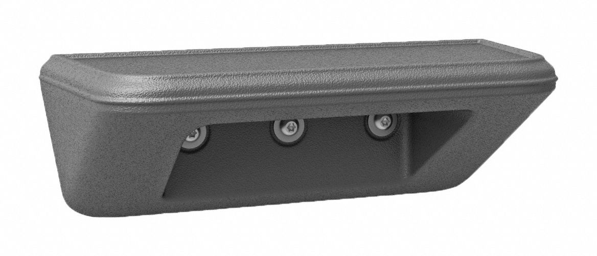 Shelf/Step: Gray, 5 in Overall Ht, 15 in Overall Wd, 15 in Overall Dp, 1 Shelves, Wall Mount