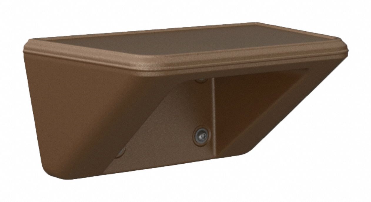 Shelf/Step: Brown, 8 in Overall Ht, 16 in Overall Wd, 16 in Overall Dp, 1 Shelves, ISO