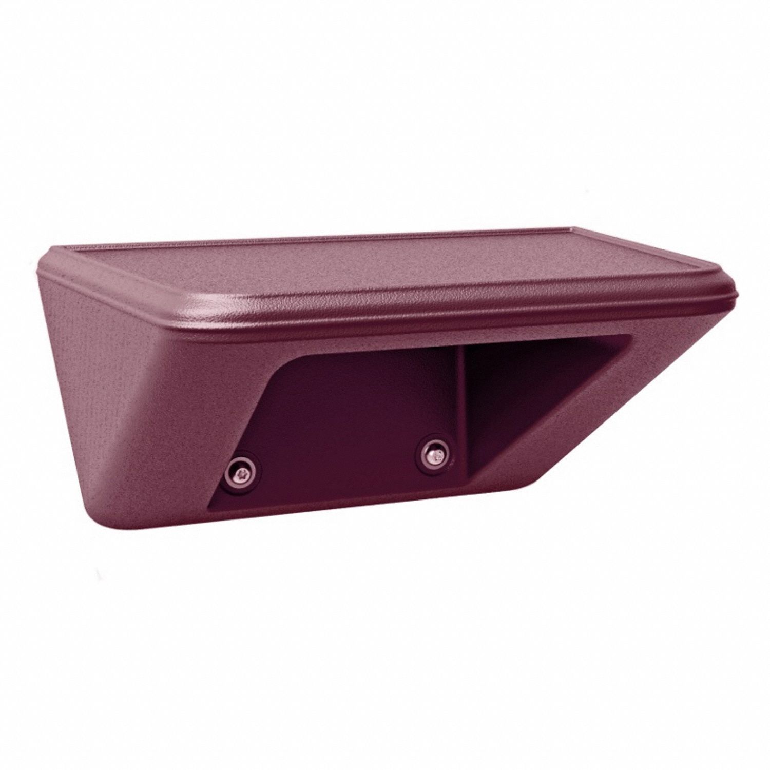 Shelf/Step: Burgundy, 8 in Overall Ht, 16 in Overall Wd, 16 in Overall Dp, 1 Shelves, ISO