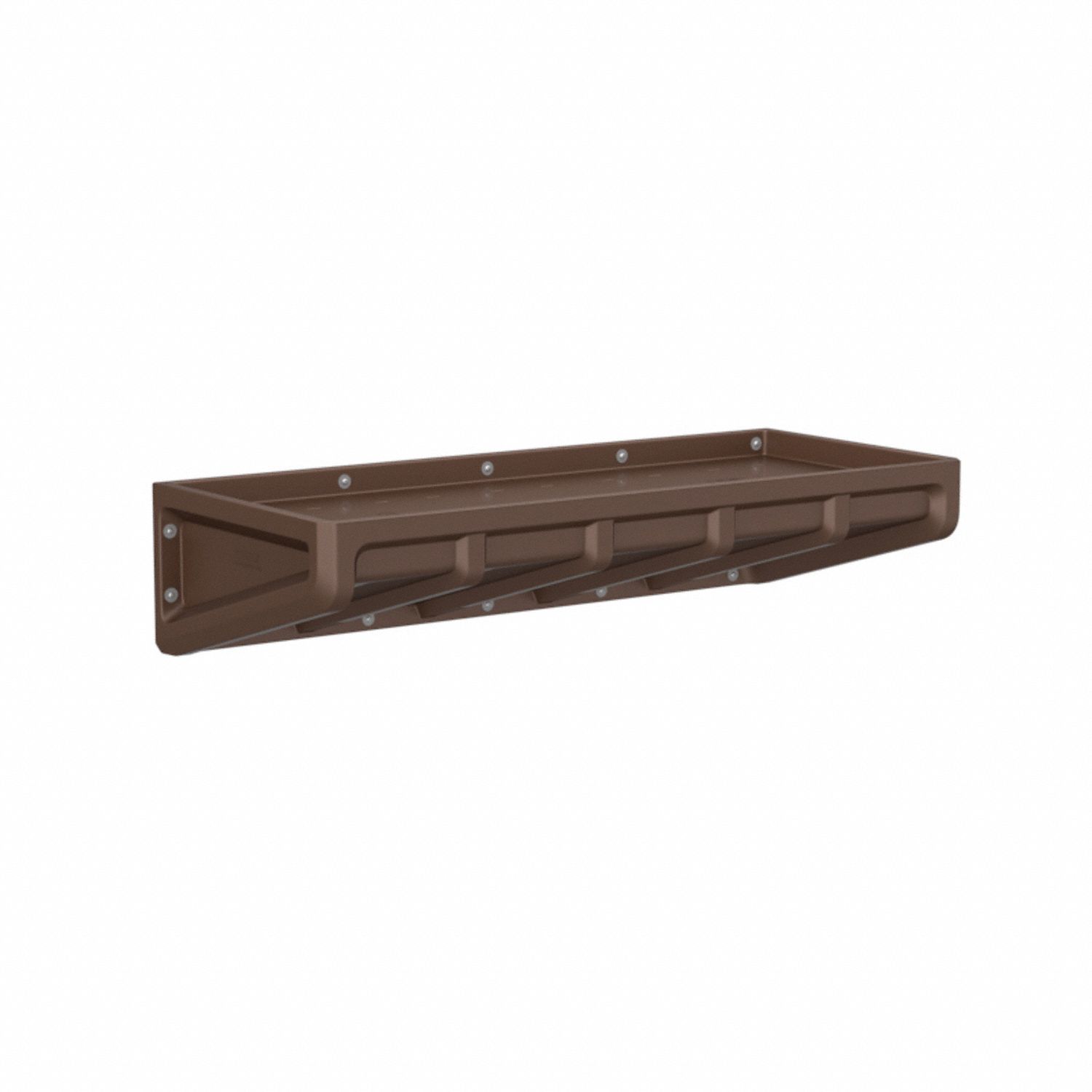 Institutional Bed: Brown, 81 in Overall Lg, 35 in Overall Wd, 18 in Overall Ht, Polyethylene