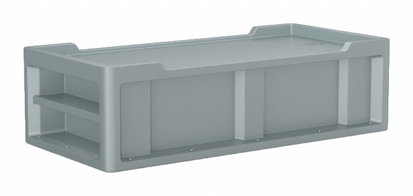 ENDURANCE, 86 in Lg, 42 in Wd, Endurance Bed 2.0, Gray 783EJ07801GY