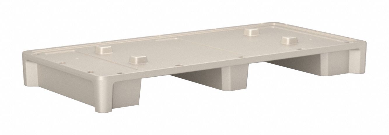 Institutional Bed: Stone Gray, 86 in Overall Lg, 42 in Overall Wd, 10 1/4 in Overall Ht, ISO