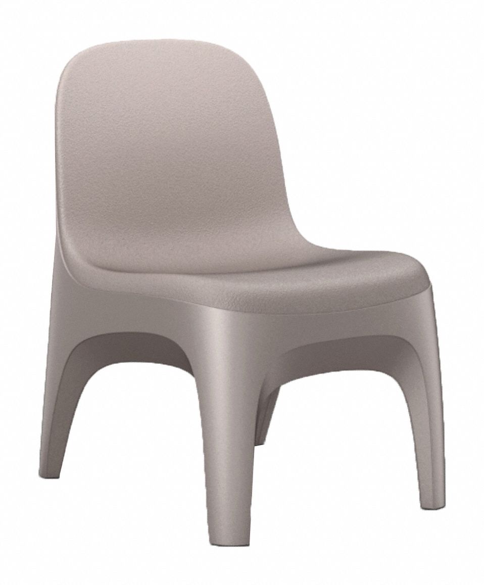Armless Chair: Stone