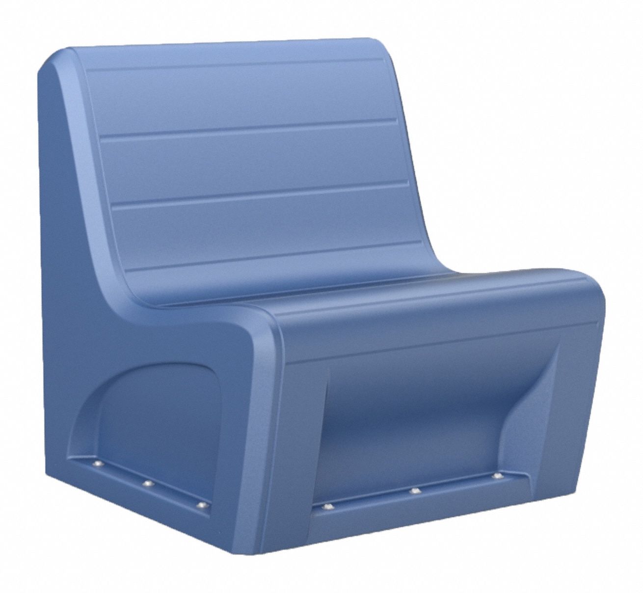 Sabre Sectional Chair Midnight Blue: 30 1/2 in Wd, 32 in Lg, 33 in Ht, 500 lb Wt Capacity