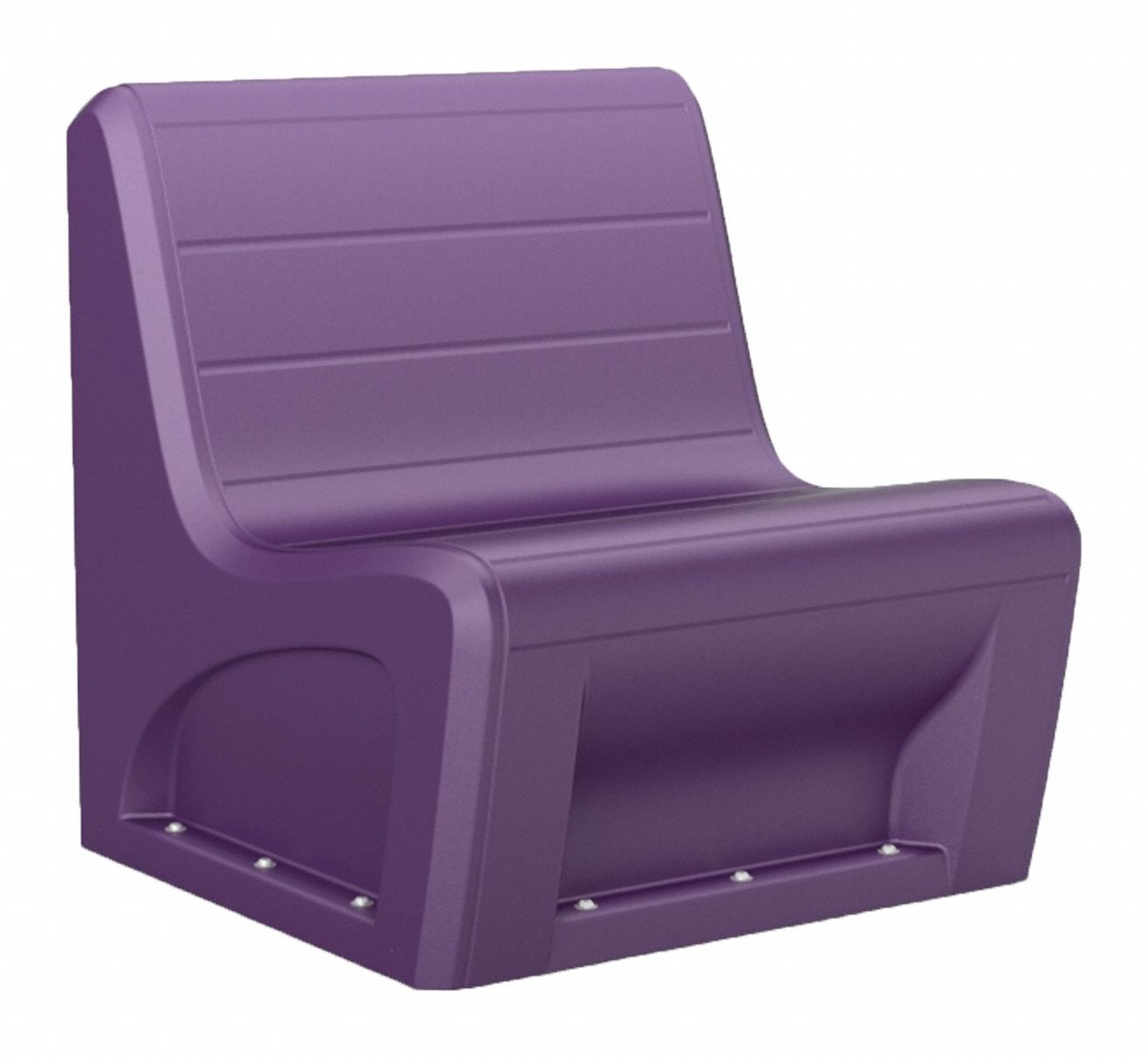 Sabre Sectional Chair w/Sand Port Indigo: 30 1/2 in Wd, 32 in Lg, 33 in Ht, 500 lb Wt Capacity