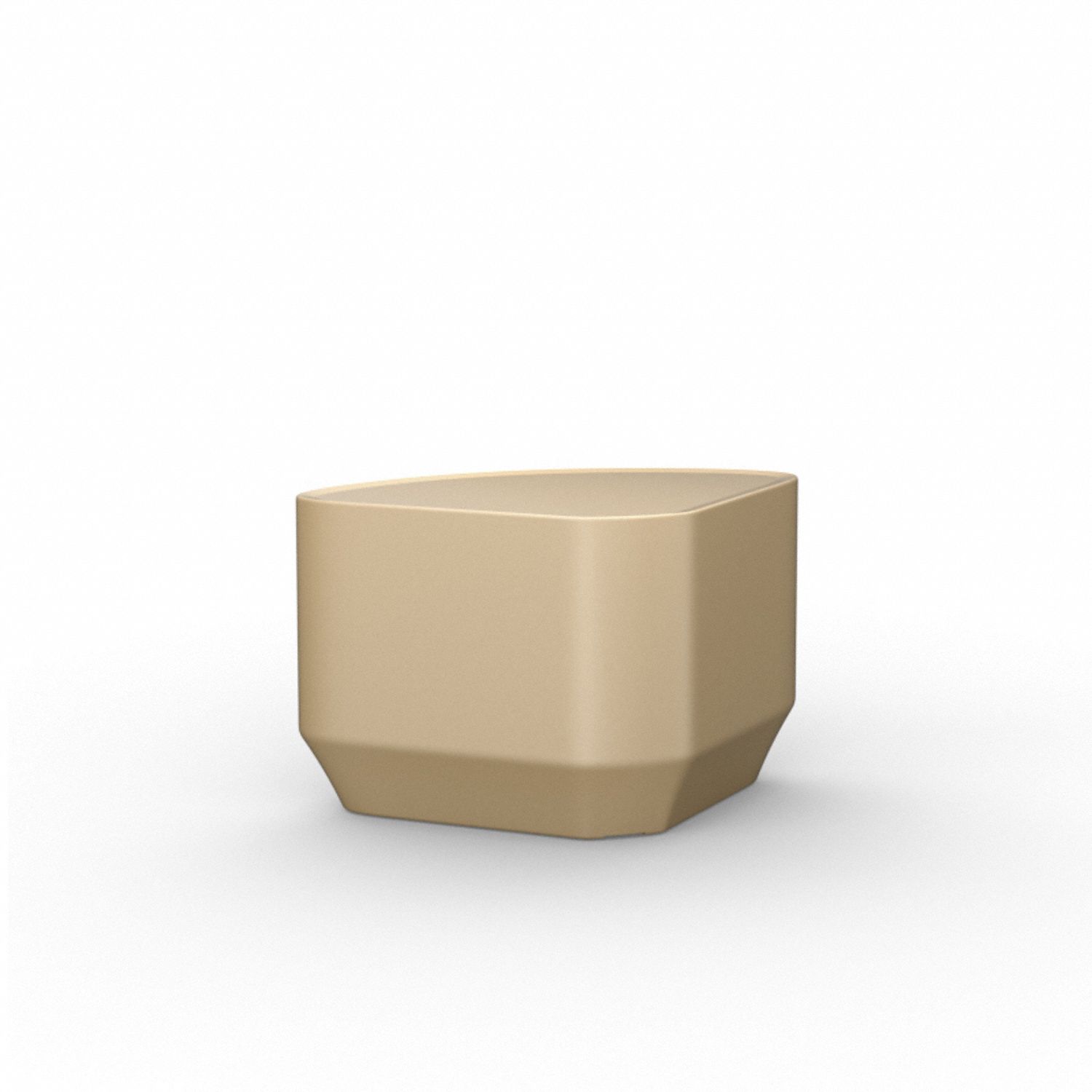 End Table: 16 1/2 in Overall Ht, 27 in Overall Wd, 19 in Overall Dp, No Game Top, Sand