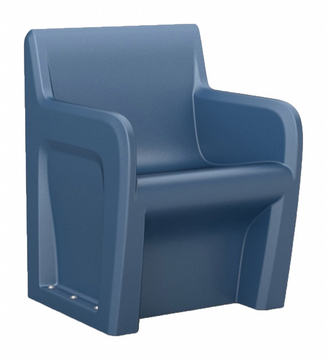 Arm Chair: Midnight Blue Seat Color, Polyethylene Seat Material, Freestanding, 1 Seats
