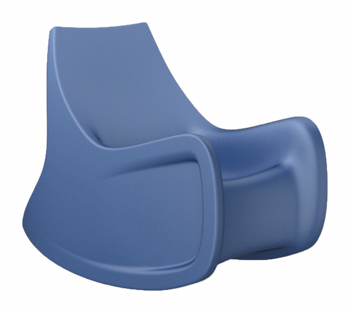 Rocking Chair: Midnight Blue Seat Color, Polyethylene Seat Material, Floor Mount, 1 Seats