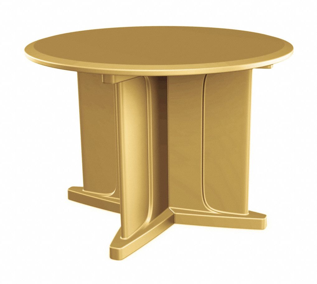 Table: 29 in Overall Ht, 48 in Overall Dia, No Game Top, Ballast Accepted, Sand, ISO 22196