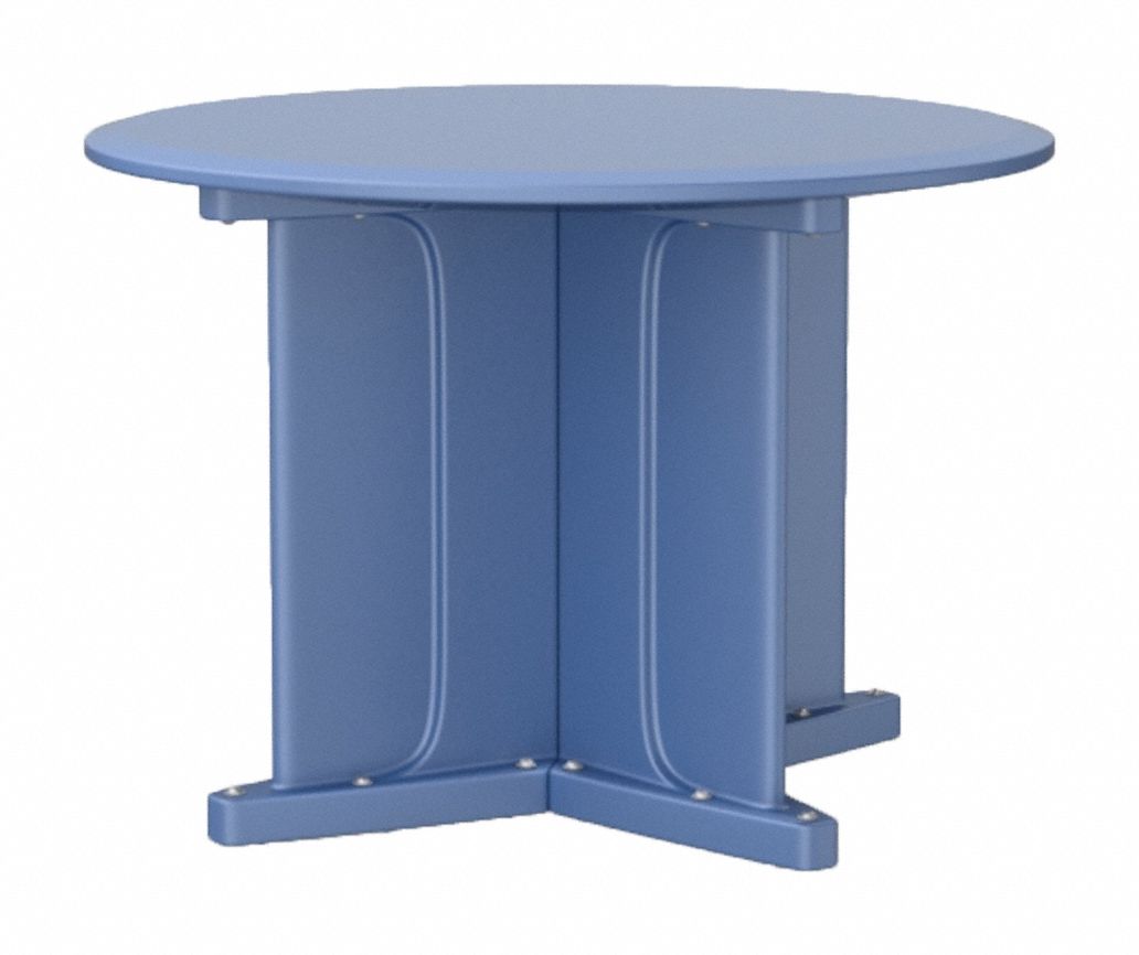 Table: 29 in Overall Ht, 42 in Overall Dia, Game Top Included, Ballast Accepted, ISO 22196