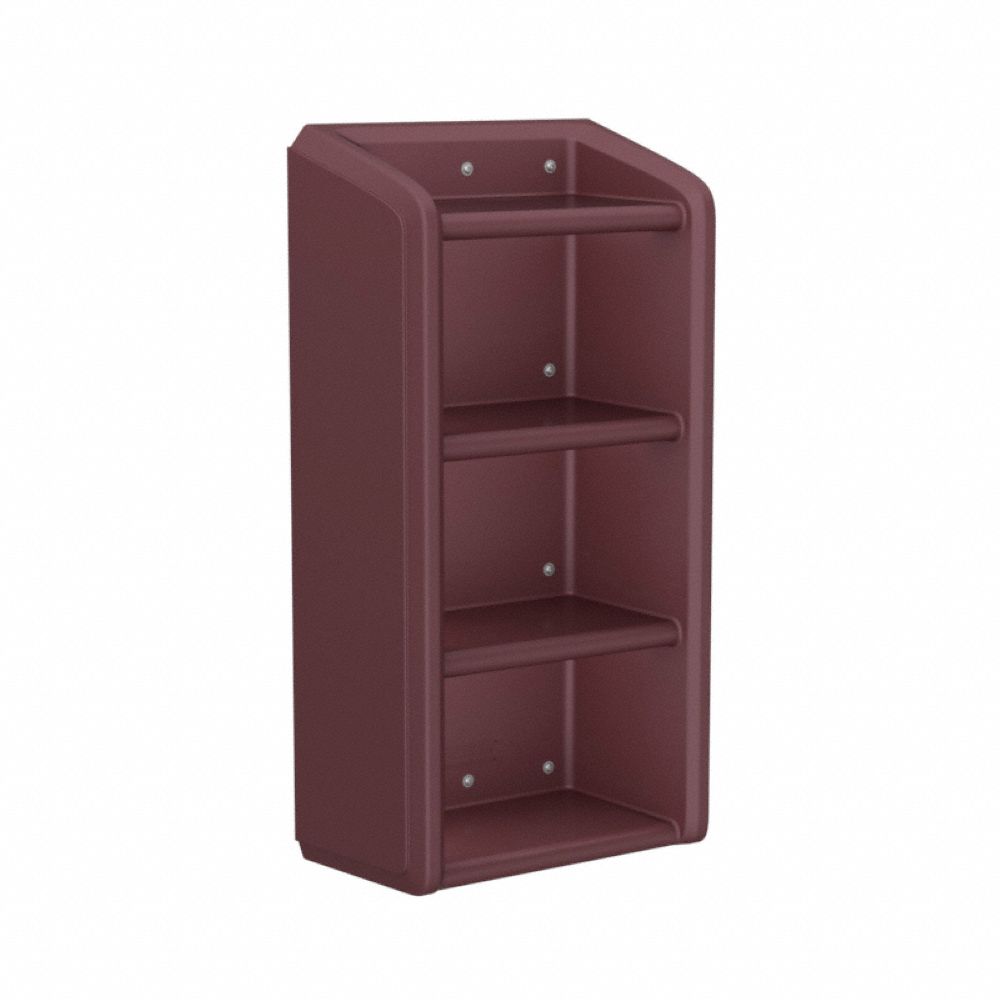 Shelf/Step: Burgundy, Overall