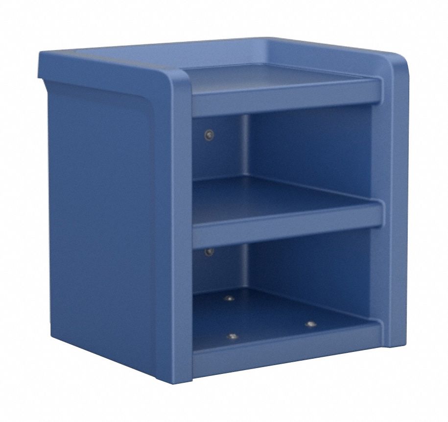 Nightstand: Midnight Blue, 21 1/2 in Overall Ht, 21 in Overall Wd, 18 in Overall Dp