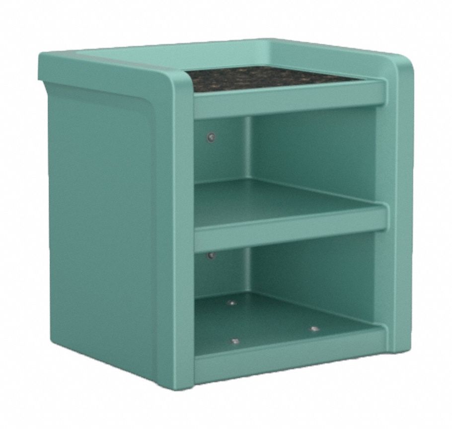 Nightstand 21.5 in H Aqua