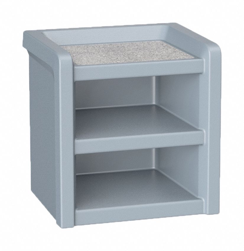 Nightstand: Gray, Overall