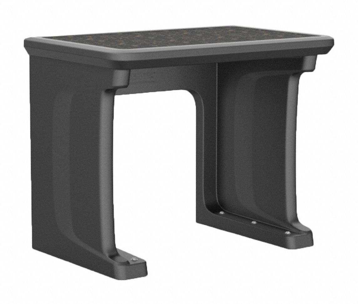 FREESTANDING DESK,29 IN H,BLACK
