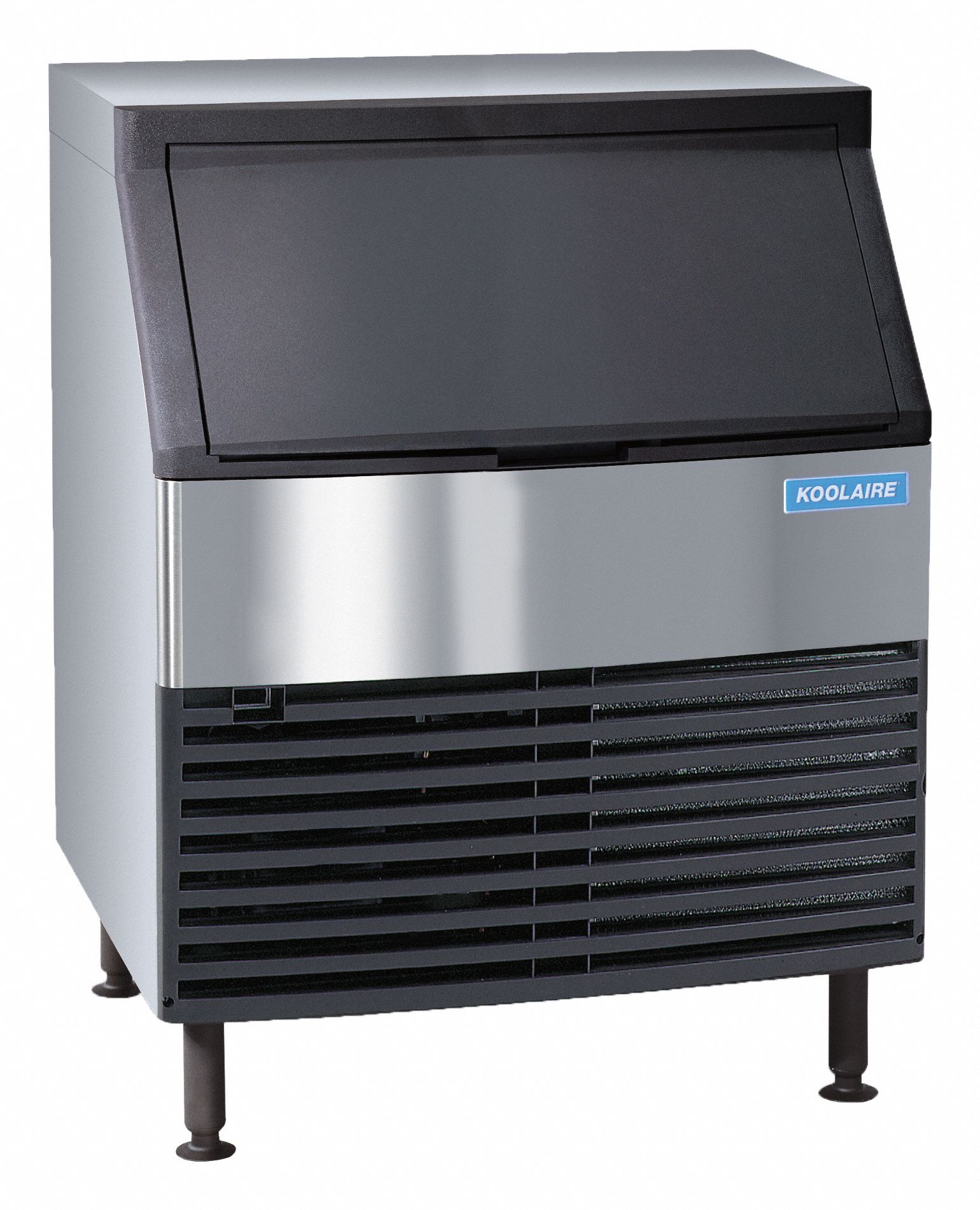 Ice Machine: Half Dice, 258 lb Ice per Day, Air Cooled, 38 1/2 in Ht, 30 in Wd, Gray