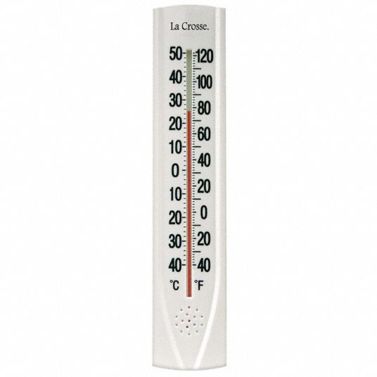 Capilary Thermometer with Key Hider, -40° to 120°F/-40° to 50°C ...