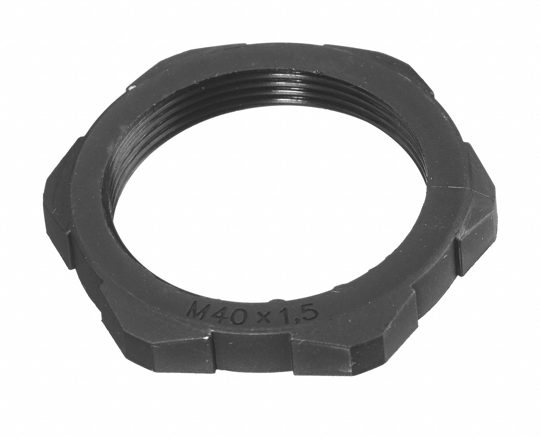 LOCKNUT,NYLON,M40,PK100