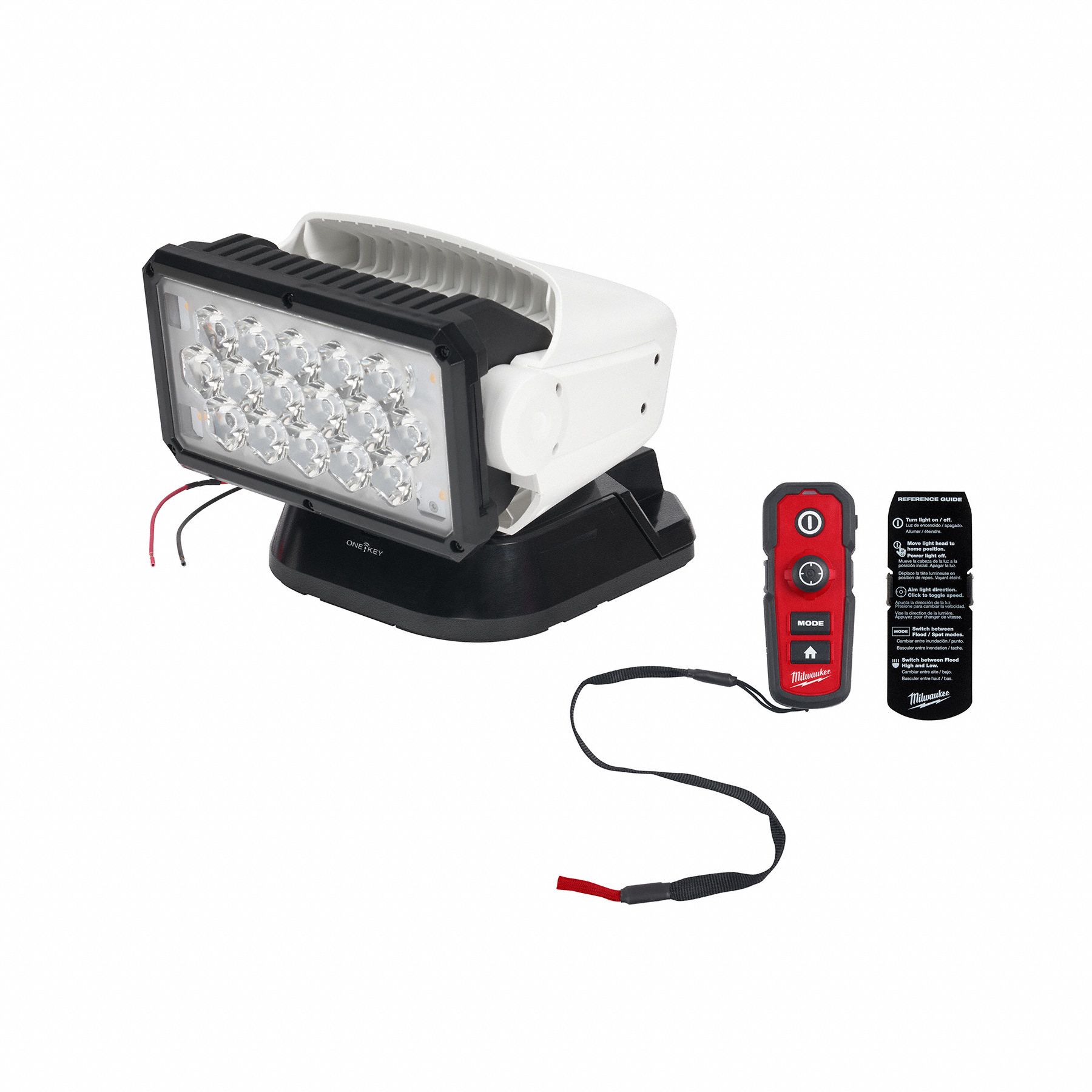 CORDLESS WORK LIGHT, 18V, MAGNETIC MOUNT, 7½ IN L X 11½ IN H X 7 13/16 IN W, WEIGHS 12 LB