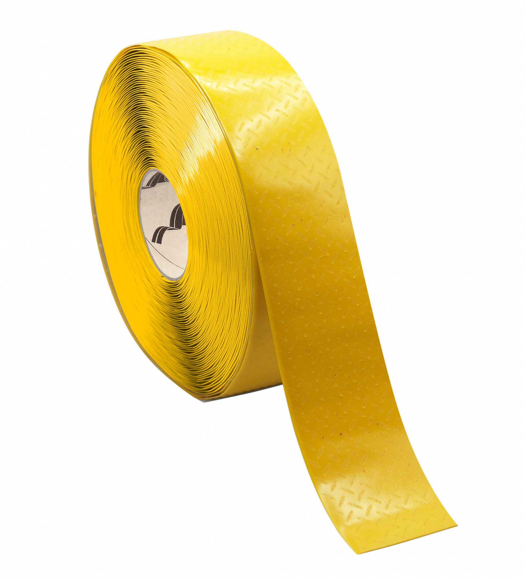 Floor Marking Tape: Solid, Yellow, 3 in x 100 ft, 50 mil Tape Thick, Mighty Line®