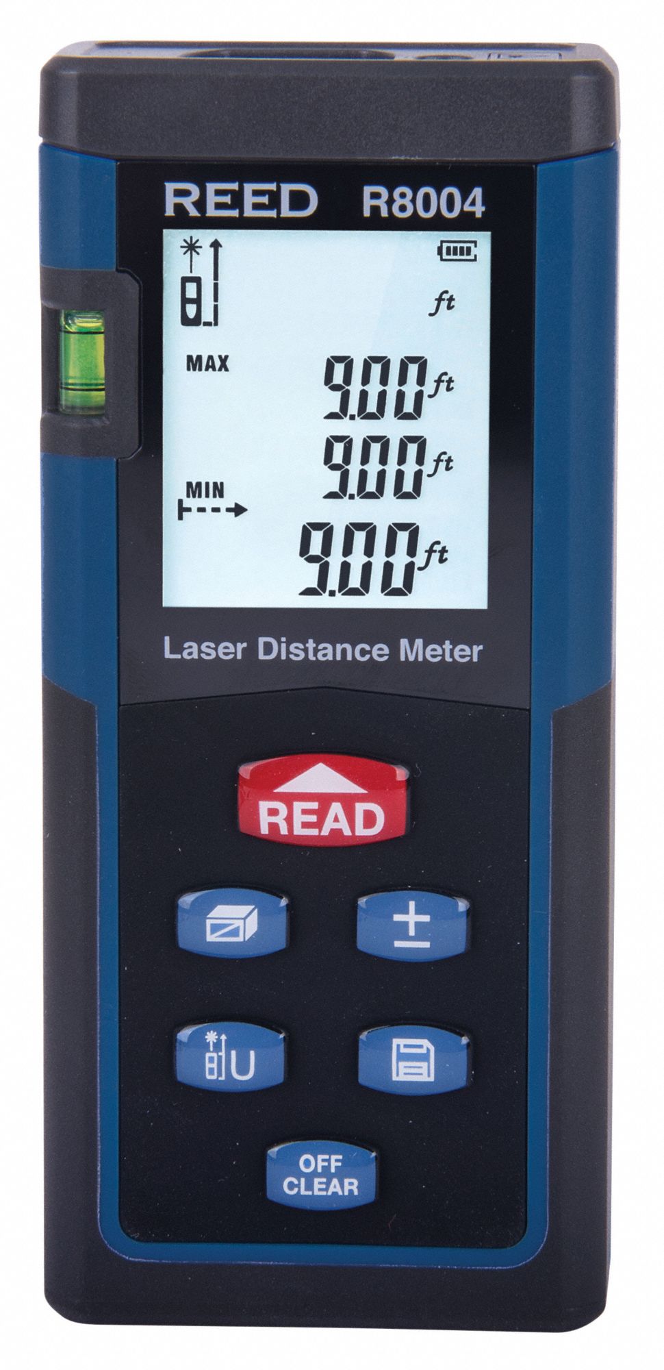 REED INSTRUMENTS, 131 ft Max Measuring Distance, ±5.0 mm, Laser