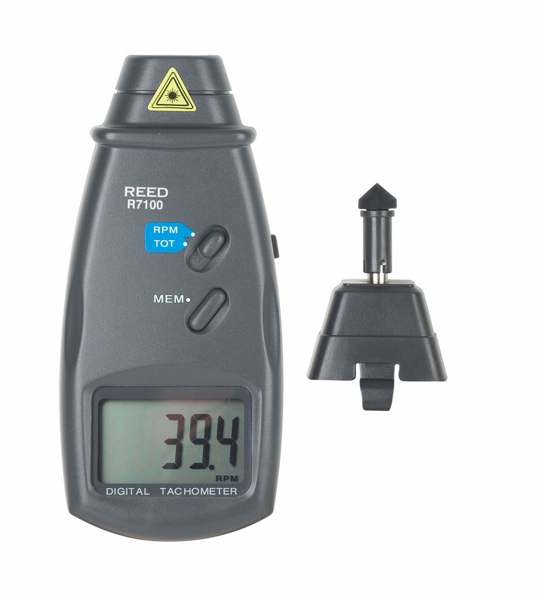 REED INSTRUMENTS, NIST, Contact 0.5 to 19,999 rpm, Tachometer 783H18