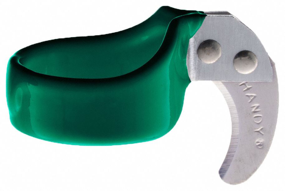 Ring Knife: 4 cm Overall Lg, Steel, 1 1/2 in Blade Projection Lg, 1 3/4 in Outside Dia, 12 PK