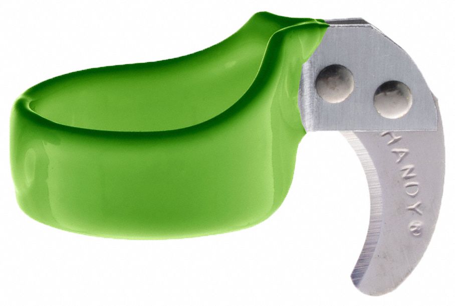 Ring Knife: 4 cm Overall Lg, Steel, 1 1/2 in Blade Projection Lg, 1 3/4 in Outside Dia, 12 PK