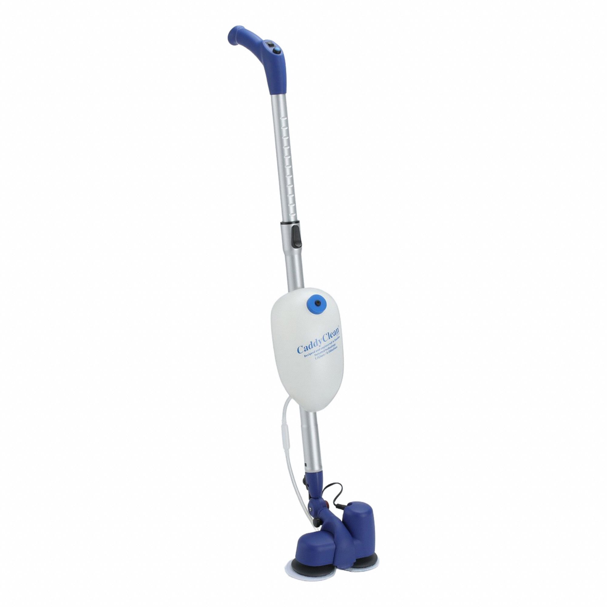 Floor Scrubber/Polisher: Floor Scrubber/Polisher, 8 1/4 in Machine Size, Battery