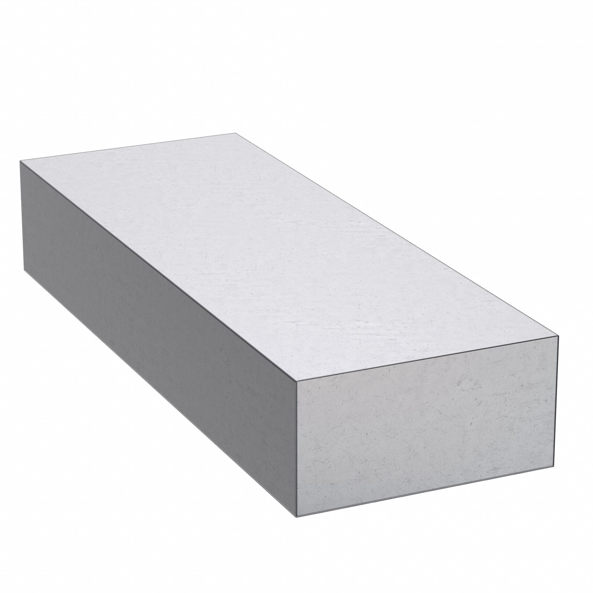 Stainless Steel Square Bar: 304, 0.25 in Thick, 1/4 in x 6 in (W x L), Cold Worked, Mill, Annealed