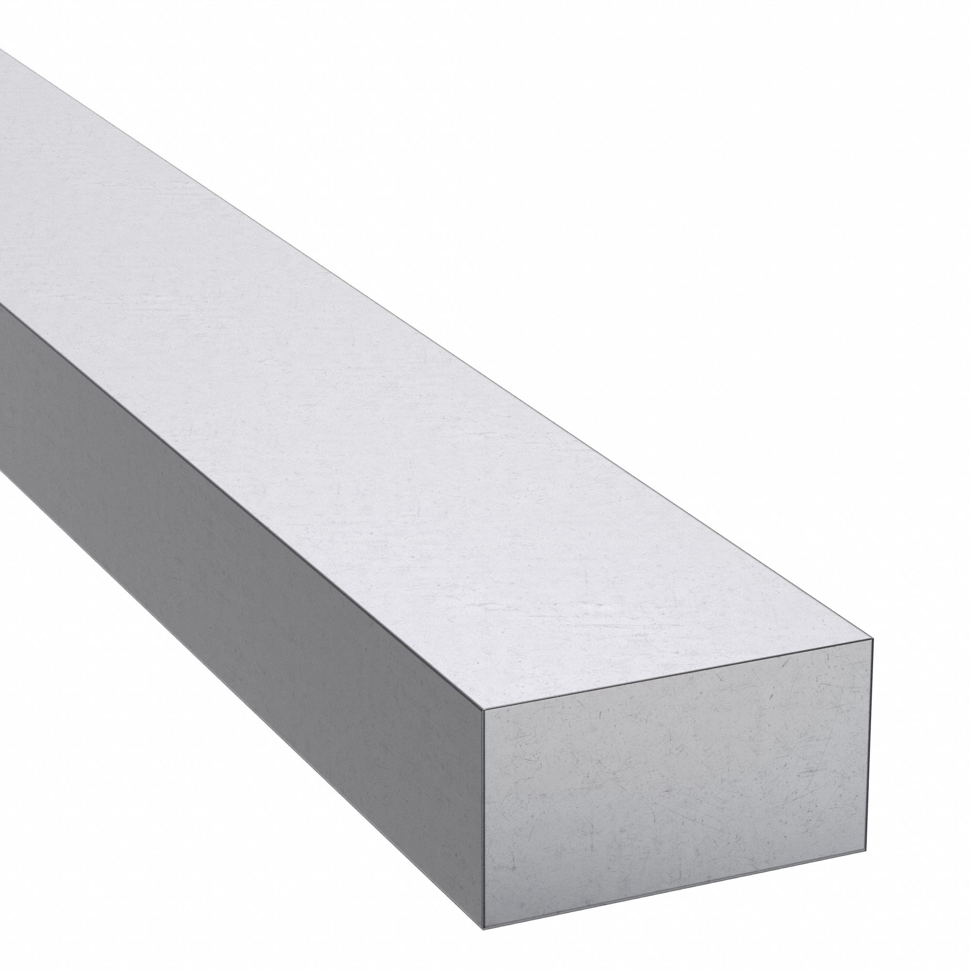 Stainless Steel Rectangular Bar: 304, 0.5 in Thick, 3 in x 12 in (W x L), Hot Rolled, Mill, Annealed