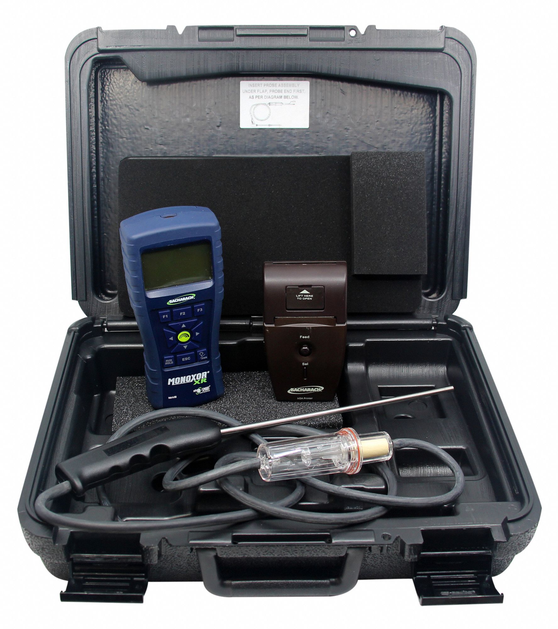 BACHARACH INC Co Analyzer Backlit LCD, CO Range 0 to 80,000 ppm, 0 to