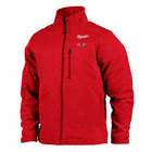 MEN'S HEATED JACKET KIT, S, RED, UP TO 12 HOURS, 40 IN CHEST, 4 POCKETS, 12 V
