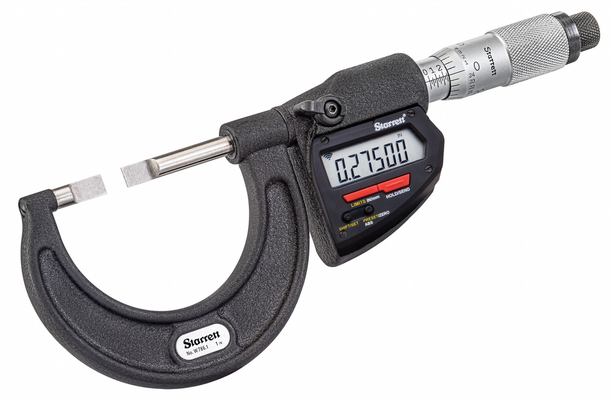 WIRELESS DIGITAL BLADE MICROMETER, DIGITAL, 101MM TO 127MM/4 IN TO 5 IN RANGE