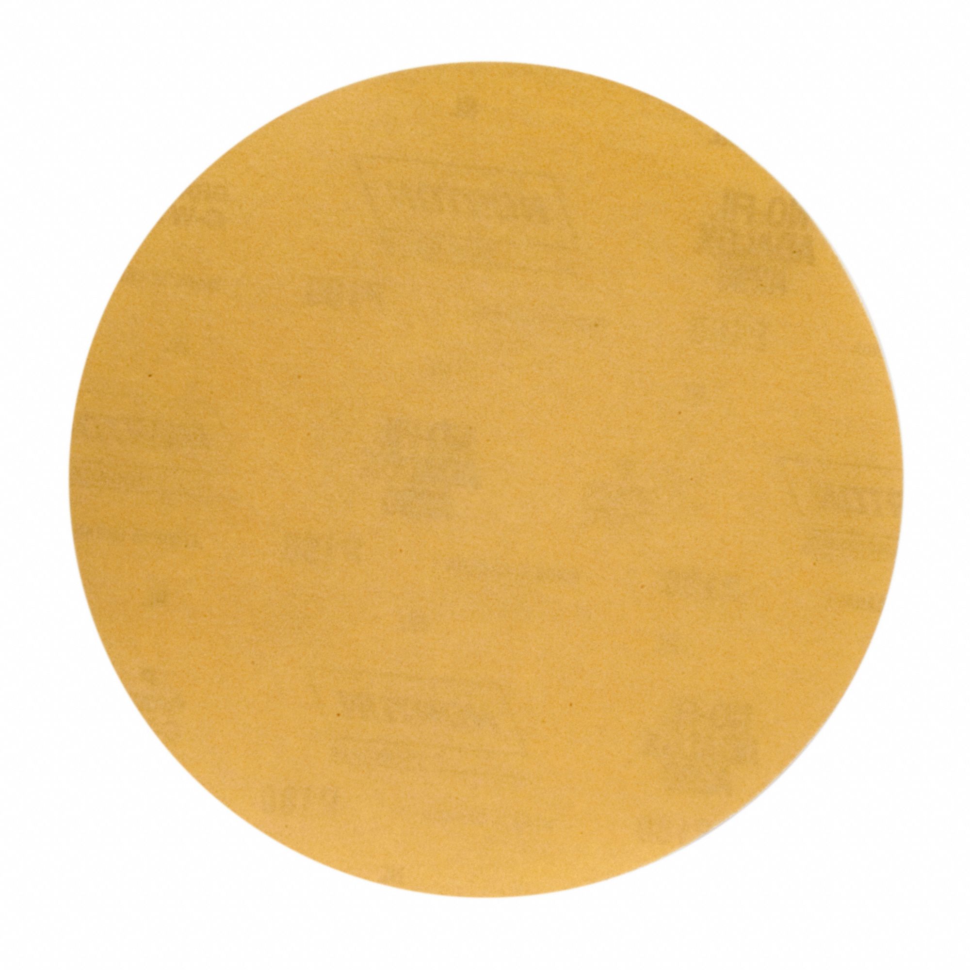 Hook-and-Loop Sanding Disc: 9 in Dia, Non-Vacuum, Aluminum Oxide, P220 Grit, C Wt Paper, A296